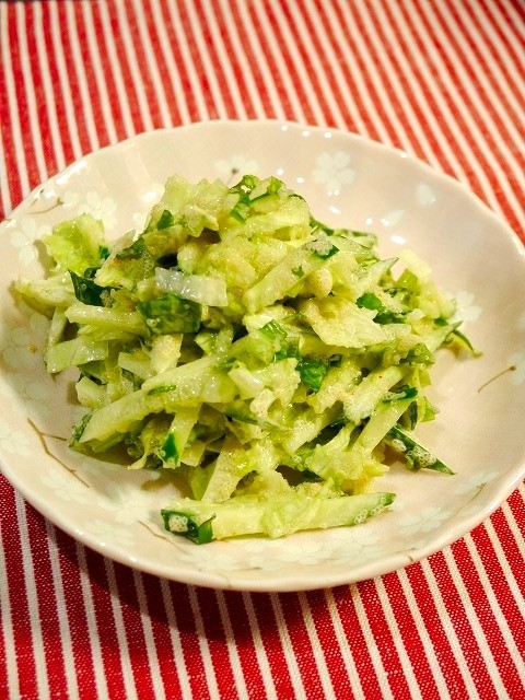 簡単！小松菜の辛子明太サラダの画像
