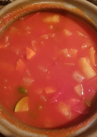 ★大根が主食★土鍋でトマトスープ