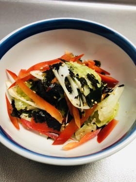 レタス消費!在庫でワカメチョレギサラダ