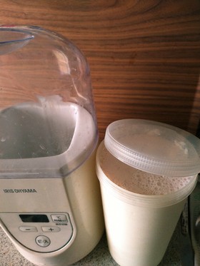 ヨーグルトメーカーで簡単豆乳ヨーグルト