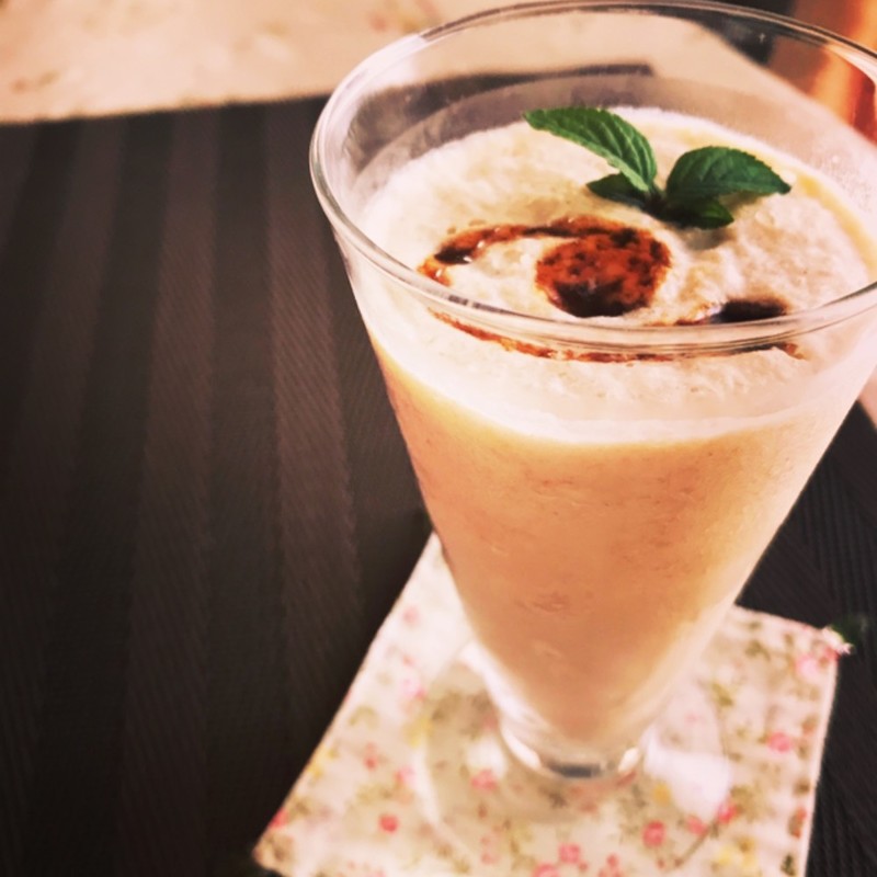 バニラペパーミントミルクシェイクのレシピ