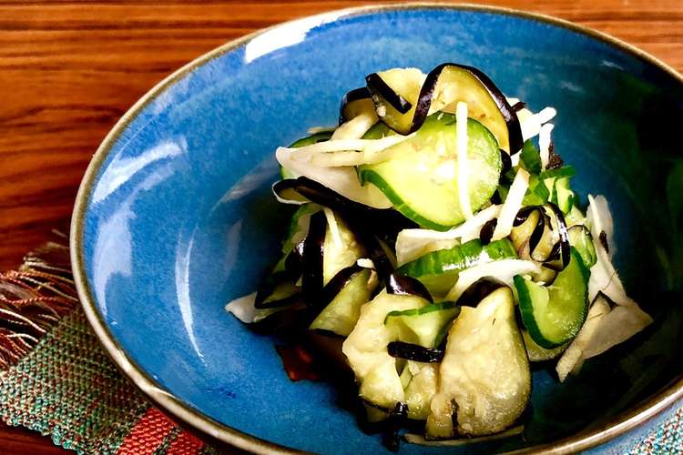 茄子 大根 胡瓜のもみ漬け 昆布 生姜味 レシピ 作り方 By お料理ニャロメ クックパッド
