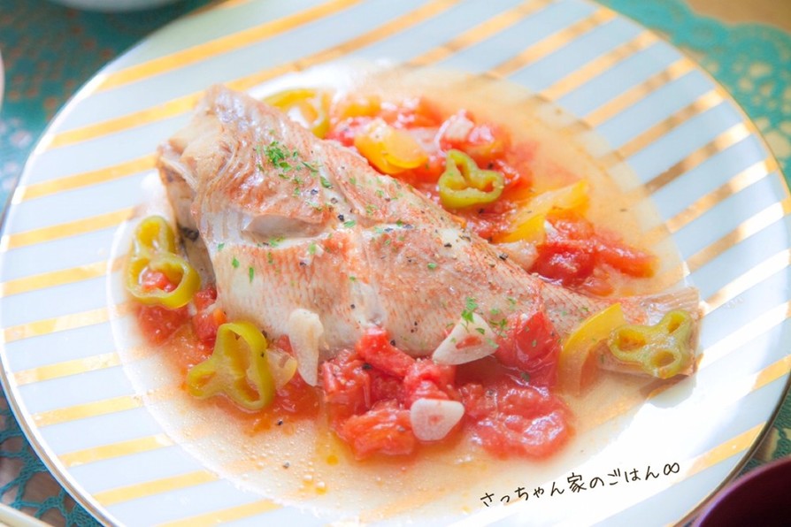 赤魚のトマトパッツァ⁂簡単お魚レシピの画像