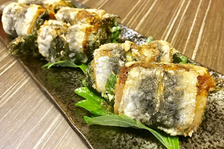 簡単青魚の梅大葉ロール巻き レシピ 作り方 By ひな祭り クックパッド 簡単おいしいみんなのレシピが361万品