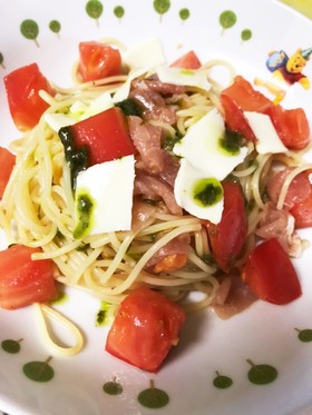 和風ドレッシングで簡単!冷製パスタ
