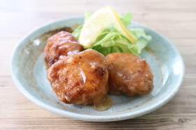 介護食 鶏の唐揚げさっぱりレモンだれかけ