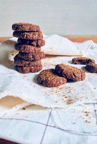 Oats cocoa cookies