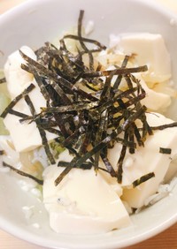 【ダイエット】ヘルシーしらすの豆腐サラダ