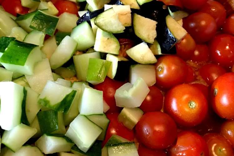 夏野菜の大量消費に 無水トマトカレー レシピ 作り方 By ズボラな管理栄養士 クックパッド 簡単おいしいみんなのレシピが349万品