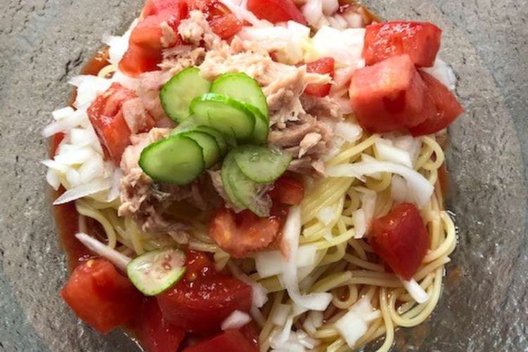 トマトジュースの冷たいパスタ レシピ 作り方 By 植さん クックパッド 簡単おいしいみんなのレシピが360万品