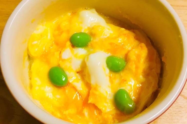 糖質オフ レンジで簡単とろけるチーズ卵 レシピ 作り方 By Momo6458 クックパッド