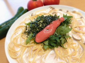 たらこクリームパスタ