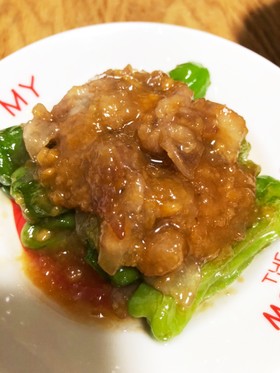 ししとうと豚バラで肉味噌炒め♪