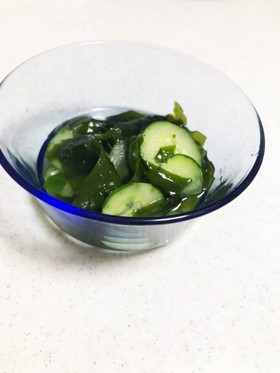 幼児も大好き☆わかめときゅうりの酢の物