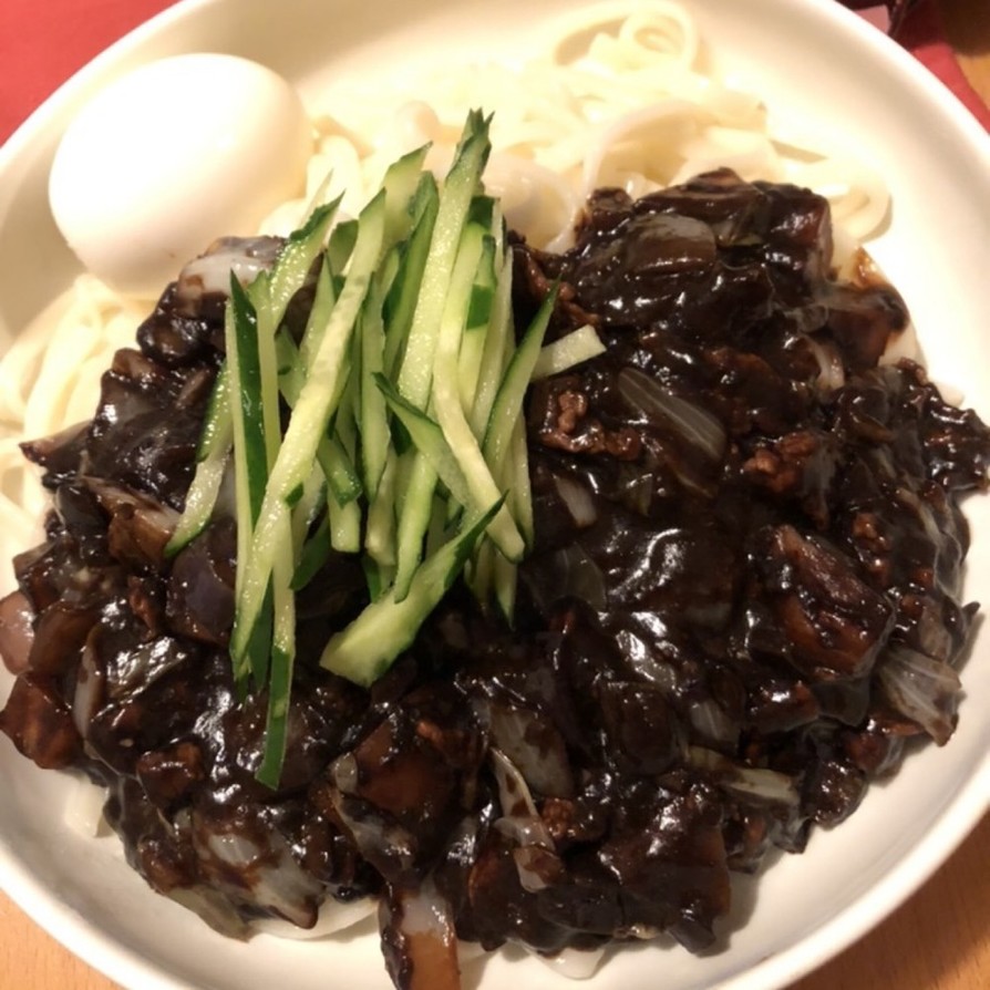 簡単韓国チャジャンミョン(じゃじゃ麺)の画像