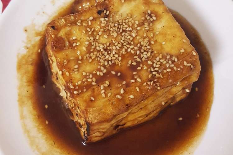 豆腐1丁丸々使った照り焼き豆腐ステーキ レシピ 作り方 By ゅかりฅ W ฅ クックパッド 簡単おいしいみんなのレシピが352万品