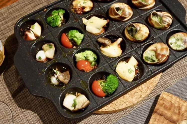 たこ焼き器でエスカルゴパーティー レシピ 作り方 By Maki T2222 クックパッド 簡単おいしいみんなのレシピが358万品