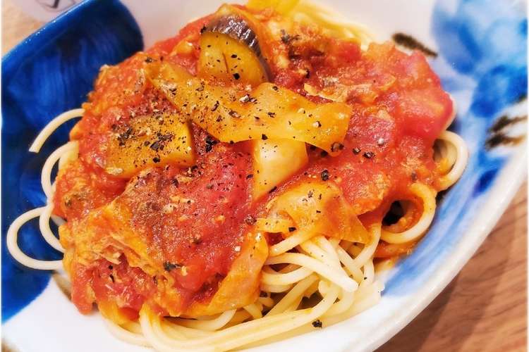 鯖と夏野菜のトマトパスタ レシピ 作り方 By 魚澤ほっけ クックパッド 簡単おいしいみんなのレシピが373万品