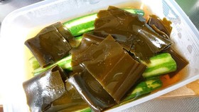 ポンのきゅうり一本漬け