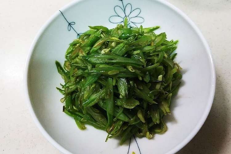 インゲンのシンプル炒め 大量消費 レシピ 作り方 By かっくろ クックパッド 簡単おいしいみんなのレシピが360万品