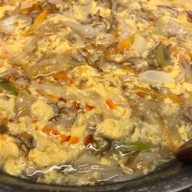 もずく酢で作る酸辣湯(サンラータン)