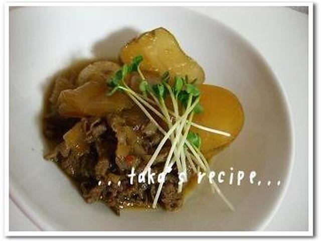 皮付き新じゃがで ピリ辛肉じゃが レシピ 作り方 By Sho1231 クックパッド