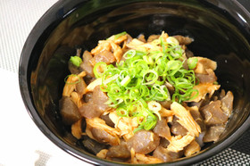 こんにゃく&ささみのどて焼き丼