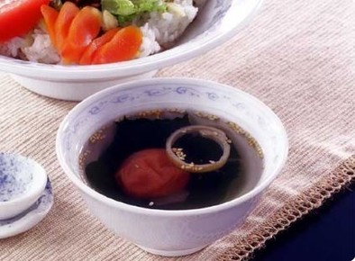 梅干スープの写真