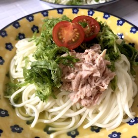 キュウリ大量消費!暑い日の冷製うどん