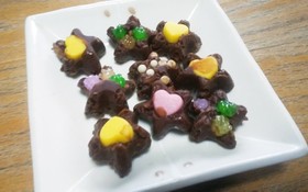 クランチ要らずでおいしいクランチチョコ♪