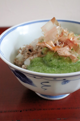 朝昼夕♪美味♪そぼろ&とろとろオクラの丼