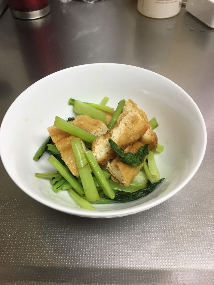調理時間5分✳︎ ✳︎小松菜とお揚の一品の画像