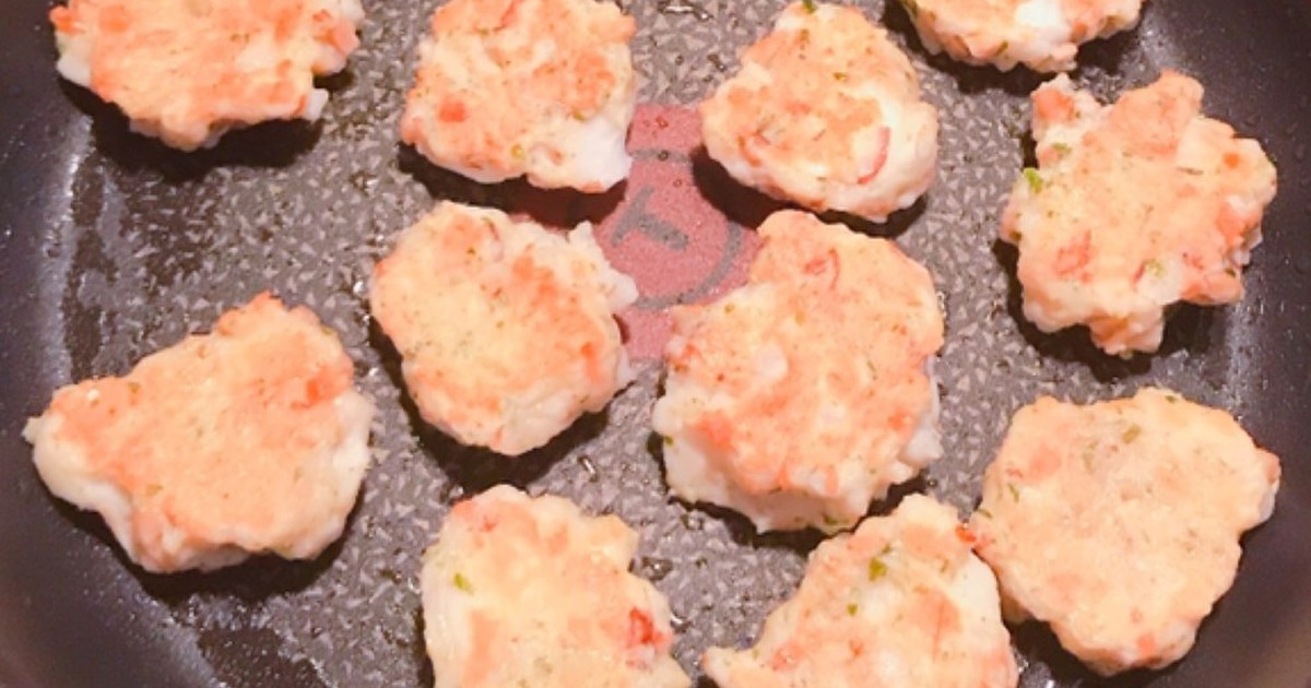 ポリ袋で簡単 はんぺんおやき 離乳食後期 レシピ 作り方 By みーまま0910 クックパッド