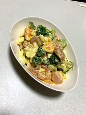 海老とブロッコリーのサラダ