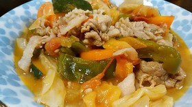 豚肉の野菜炒め トマトソースを効かせて
