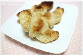 冷凍パイシートで作るミニクロワッサン