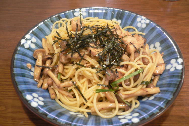 シメジと鶏ささみの和風パスタ レシピ 作り方 By ちびっこらんど クックパッド