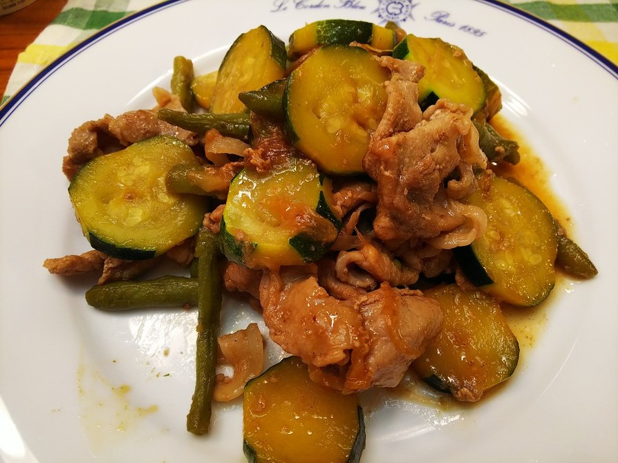 簡単美味・豚肉と夏野菜の旨塩炒めの画像