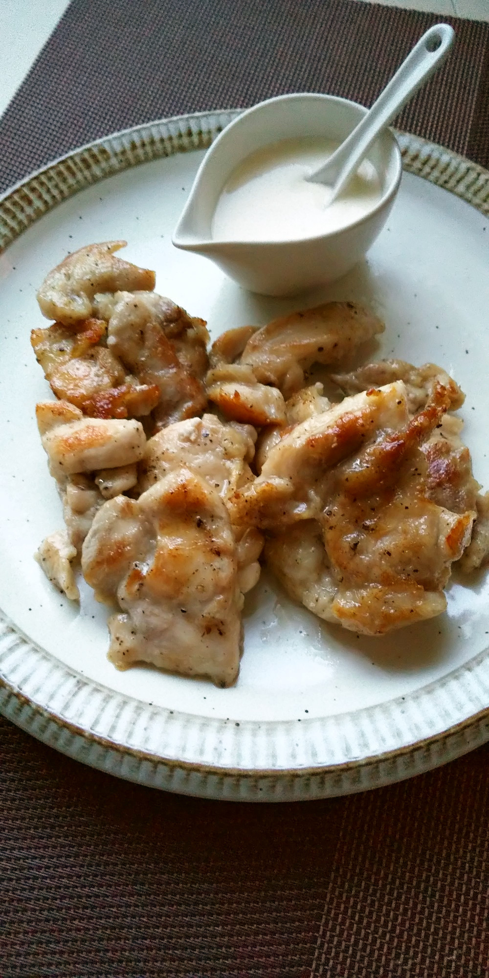 鶏肉の塩焼き わさびマヨクリームがけ レシピ 作り方 By あゃぶぅ クックパッド 簡単おいしいみんなのレシピが350万品
