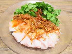 自家製サラダチキンの怪味ソース