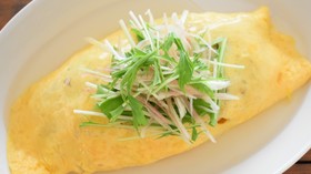 コツ紹介! さっぱり餡掛け梅オムライス