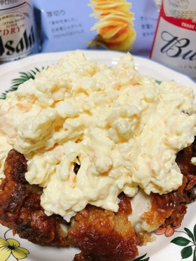 【簡単】スーパーの唐揚げでチキン南蛮