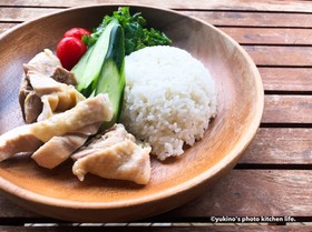 冷凍肉×炊飯器で簡単カオマンガイ