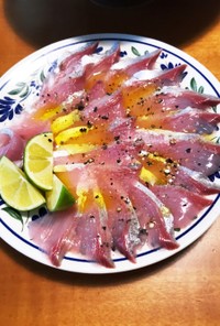 ＜青魚が美味しい＞ヒラマサのカルパッチョ