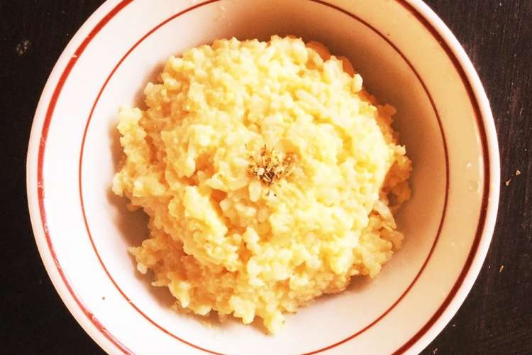 残りご飯から お鍋でめんつゆ卵粥 レシピ 作り方 By Haoにゃん クックパッド 簡単おいしいみんなのレシピが360万品