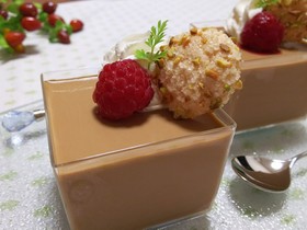 ほろ苦カフェオレゼリー(プリン風)