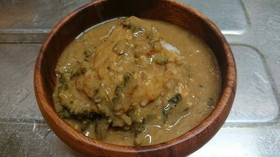 サバとゴーヤのカレー