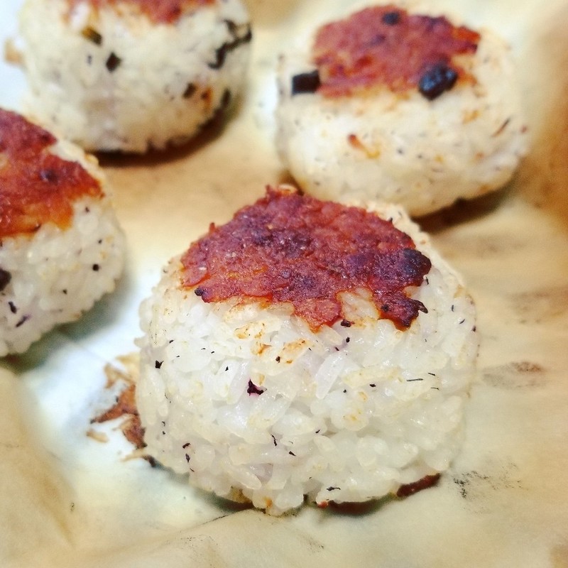 おにぎり オーブン 焼き