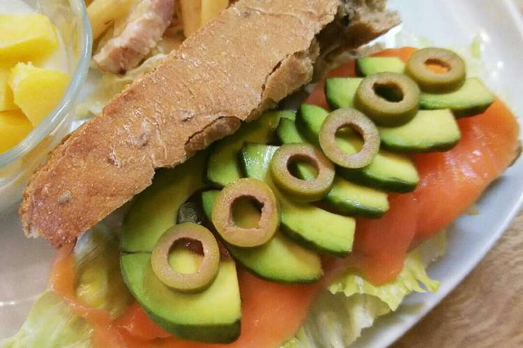 コストコ ライ麦パン スモークサーモン レシピ 作り方 By Msgnb1 クックパッド