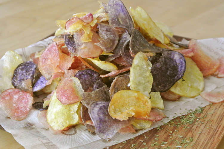 カラフル ポテトチップス レシピ 作り方 By Mij100 クックパッド 簡単おいしいみんなのレシピが376万品